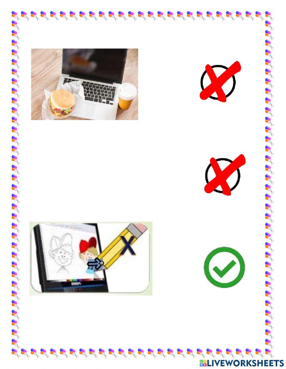 Reglas y partes de la compu