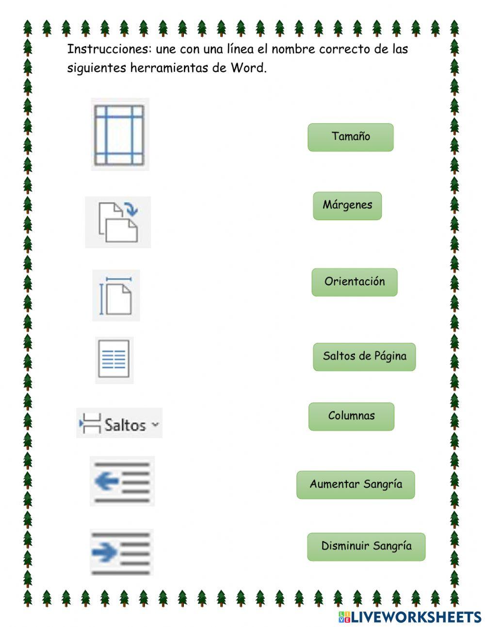 Herramientas de word