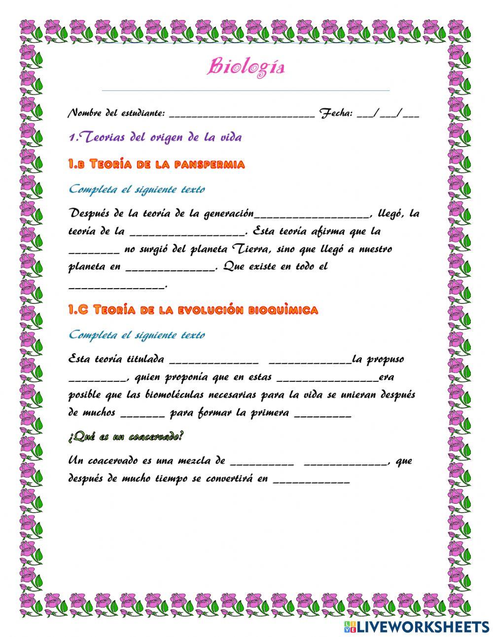 Teorías del origen de la vida parte 2