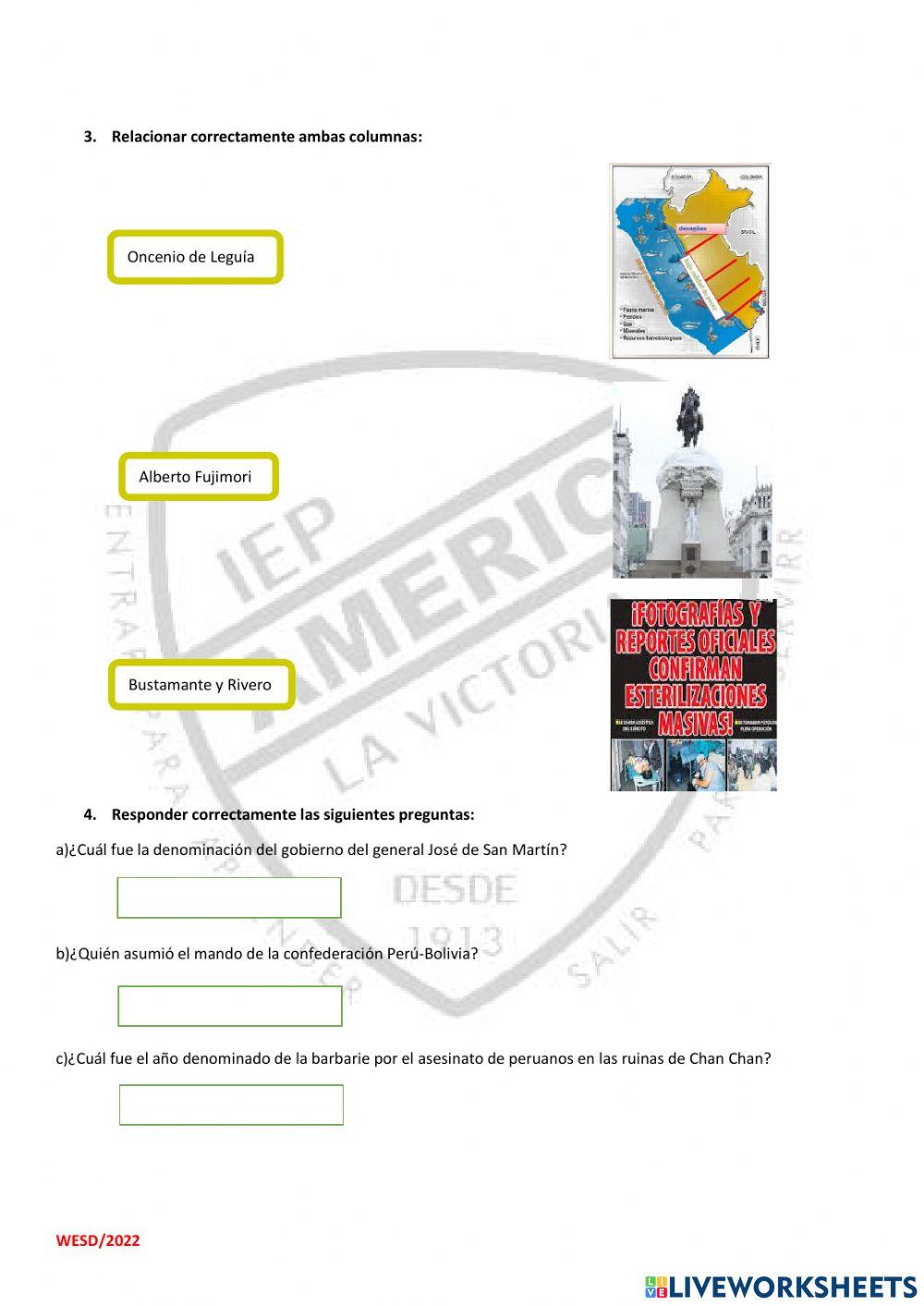 PRUEBA DE ENTRADA DE HP 3° SEC