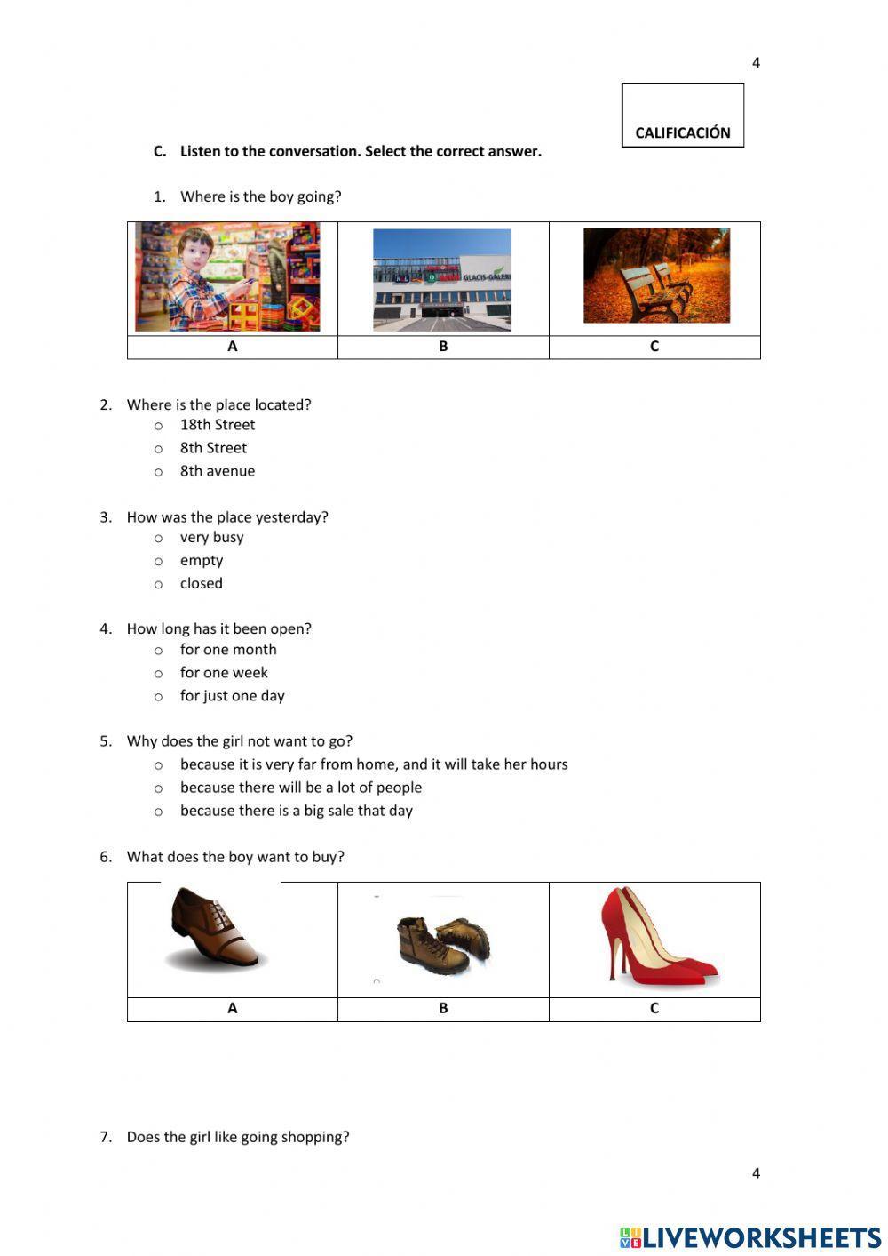 III, Advanced Level, B1