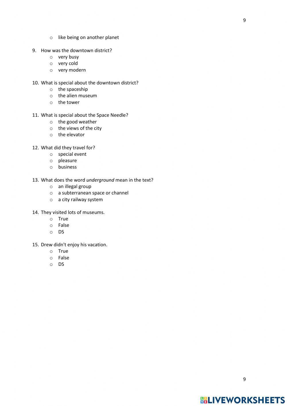 III, Advanced Level, B1