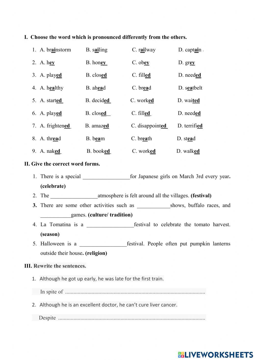 Grade 7 mid term 2 6 worksheet live worksheets