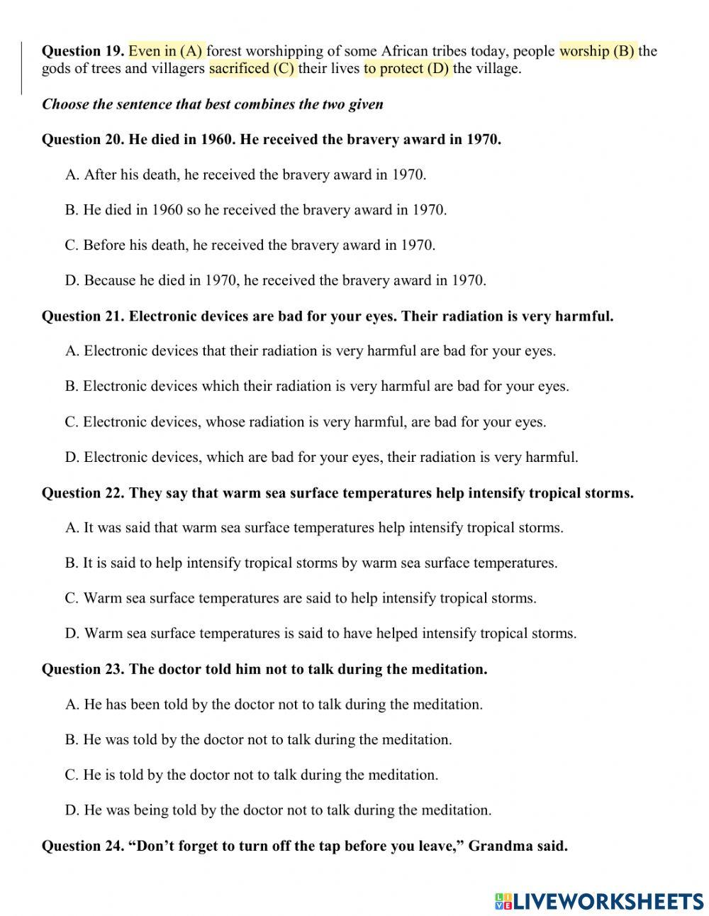 Second mid term test d- grade 10