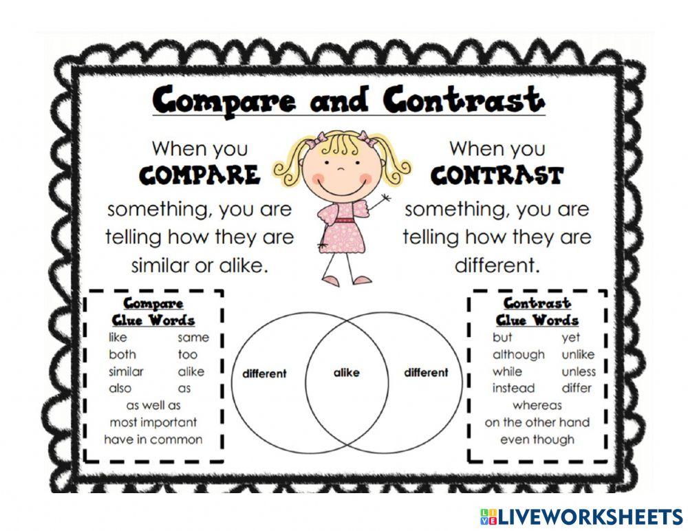 Compare and contrast