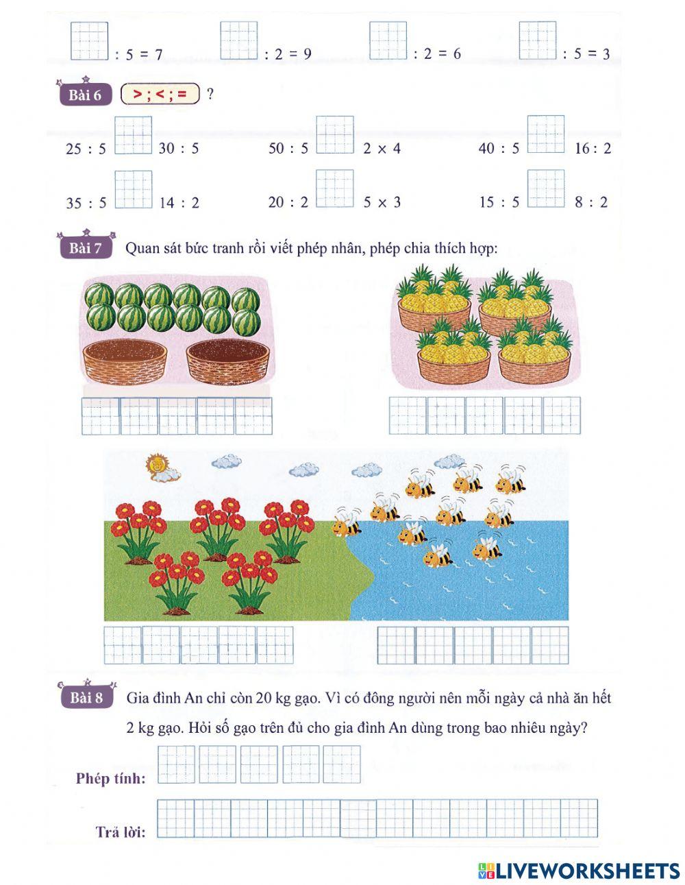 Toán 2 - Tuần 22 Bài tập