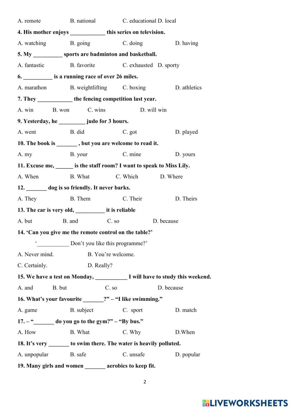 Đề cương E6 kì 2 TQ