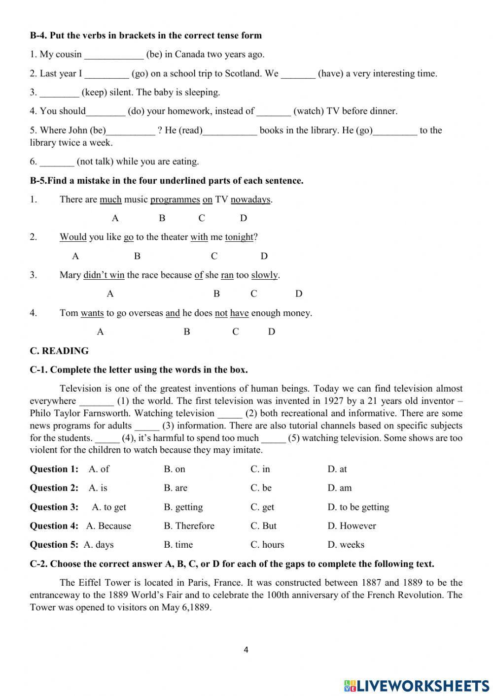 Đề cương E6 kì 2 TQ