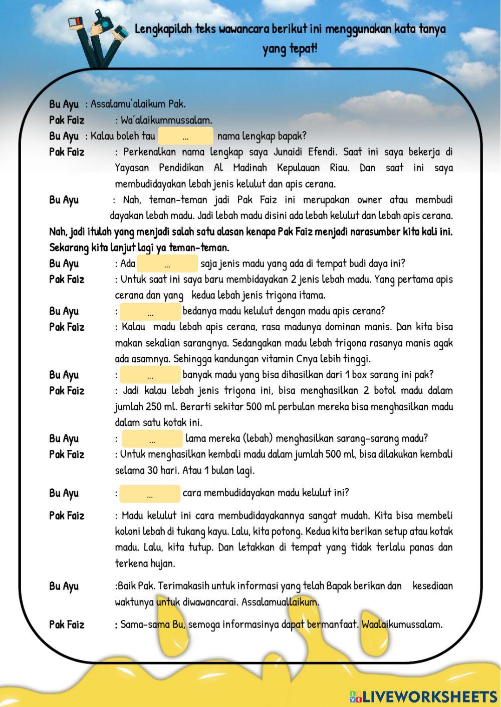 Lembar Kerja Outing Virtual