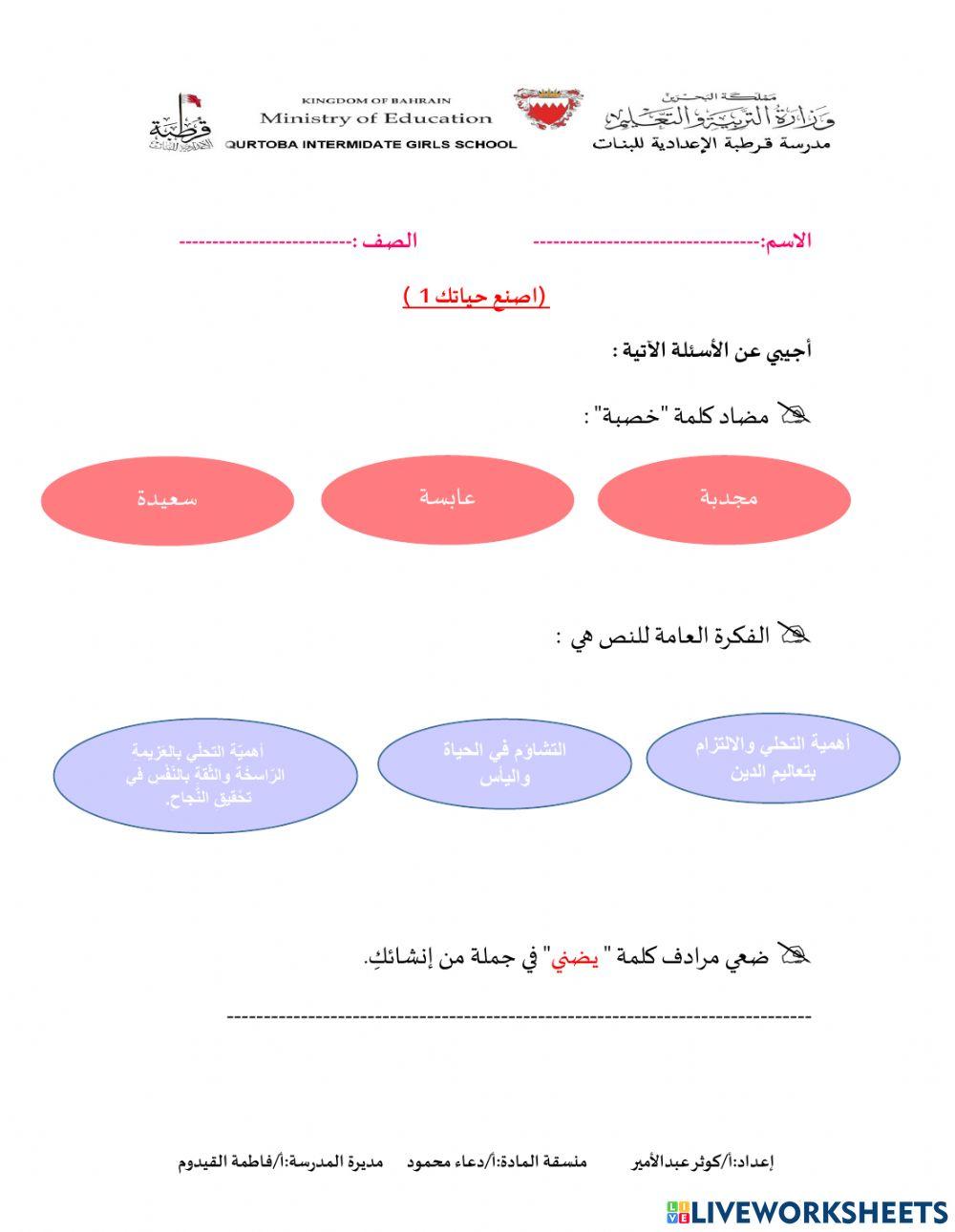 اصنع حياتك 1