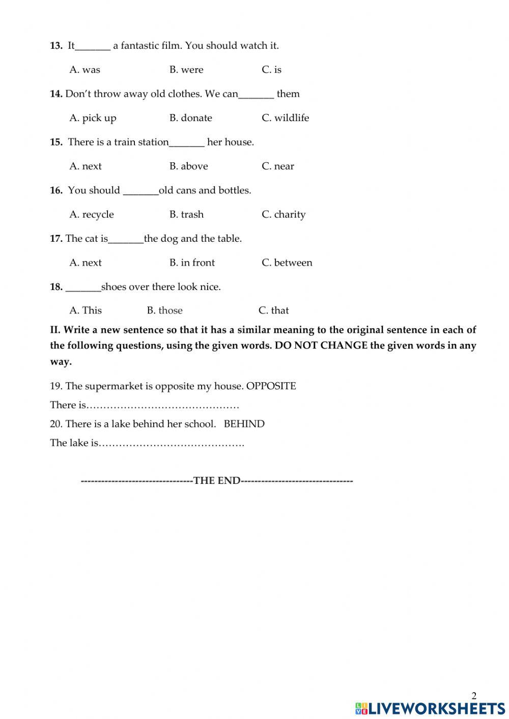 ILSW Unit review 5-6-7