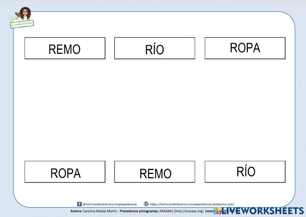Remo, río, ropa