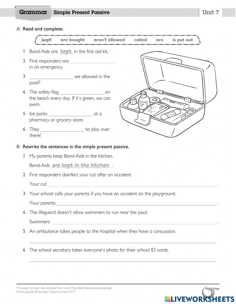 Passive Voice Present Tense 3566699 TrTchr Live