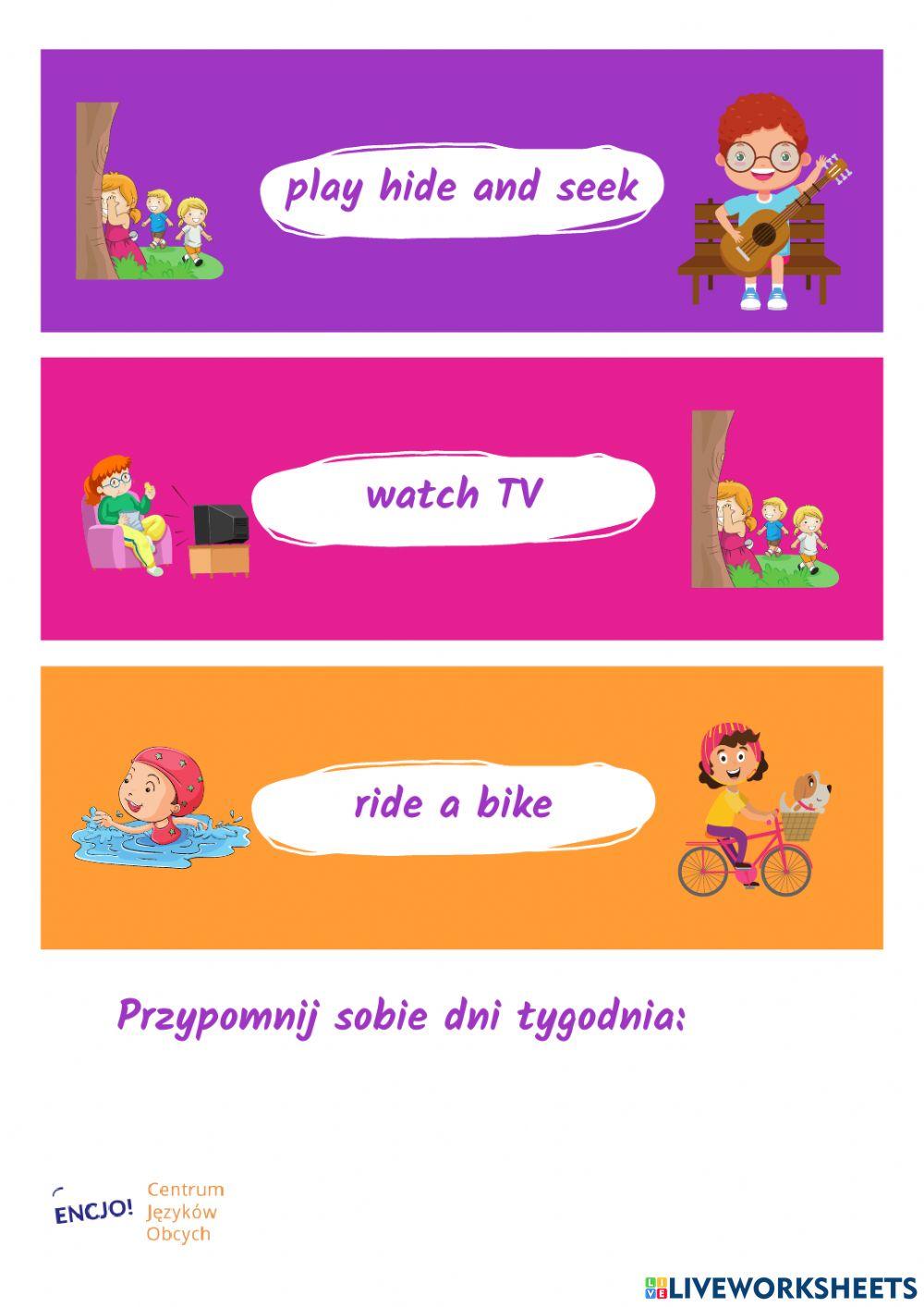 Daily activities IW1 u6