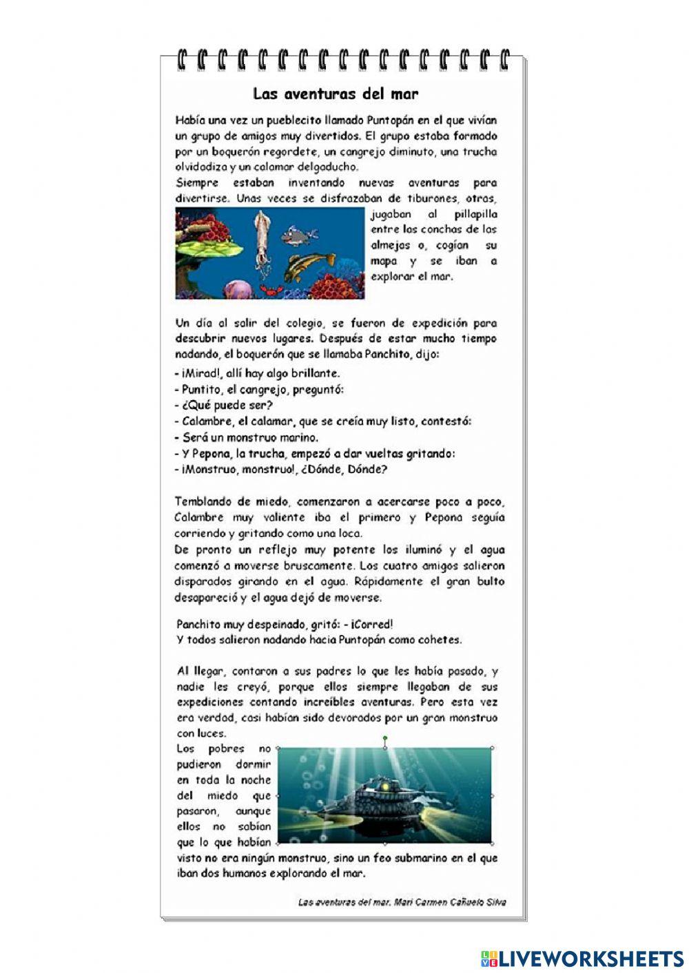 Comprensión Lectora 5to EGB