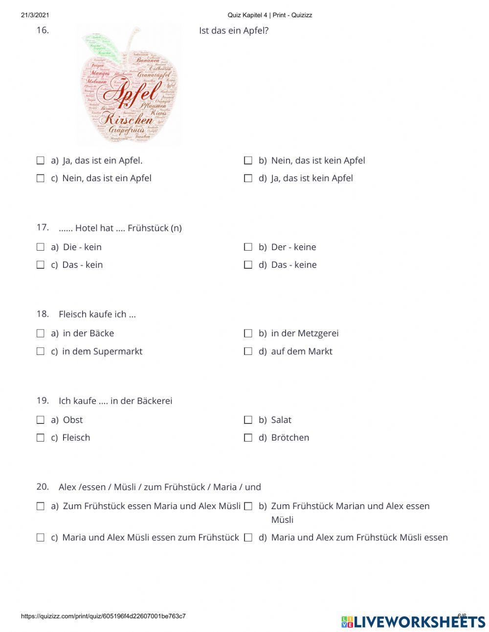 Kapitel 4 Netzwerk A1 Übung