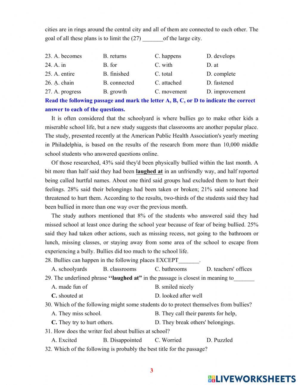 Ôn thi vào 1o - full tn - tập 1