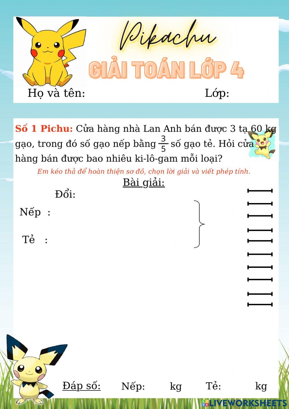 Ôn tập giải toán 4