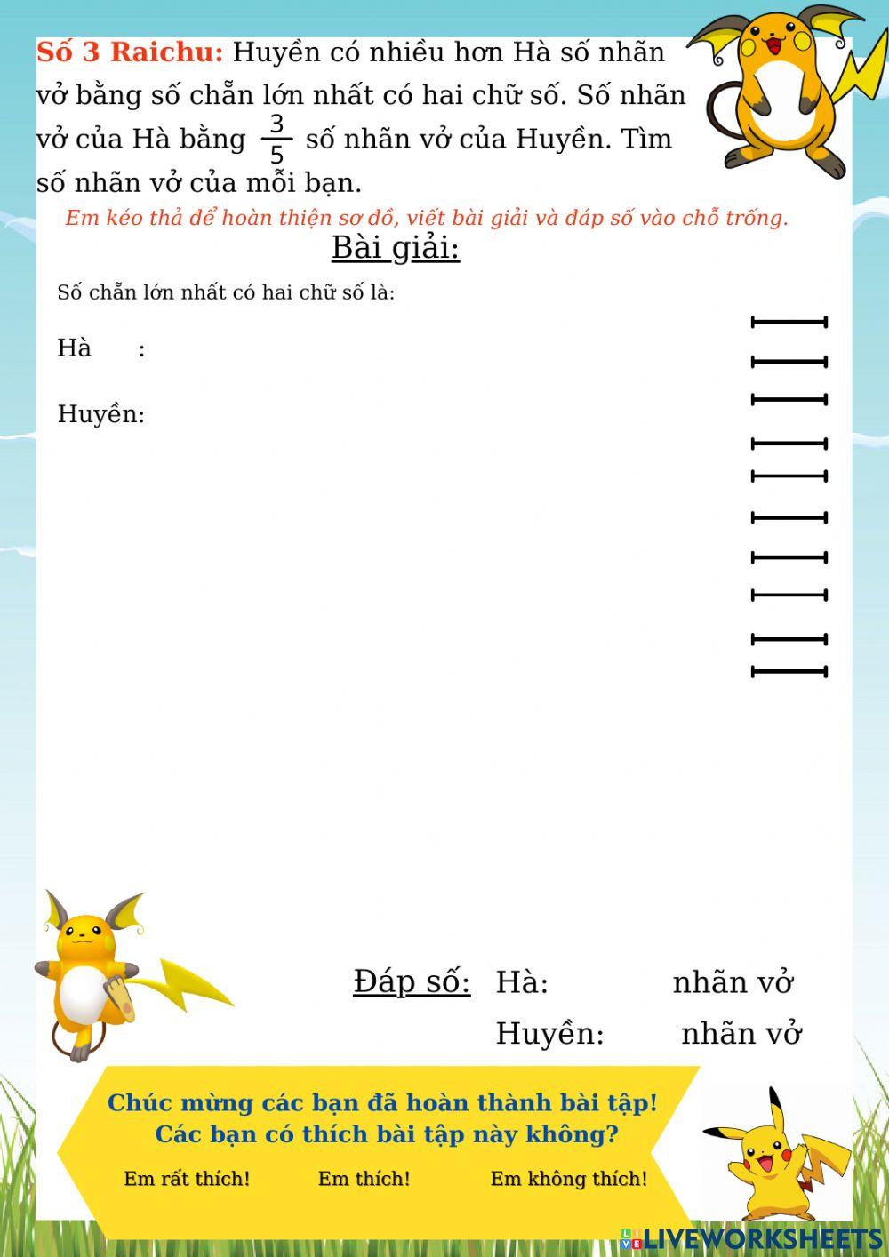 Ôn tập giải toán 4