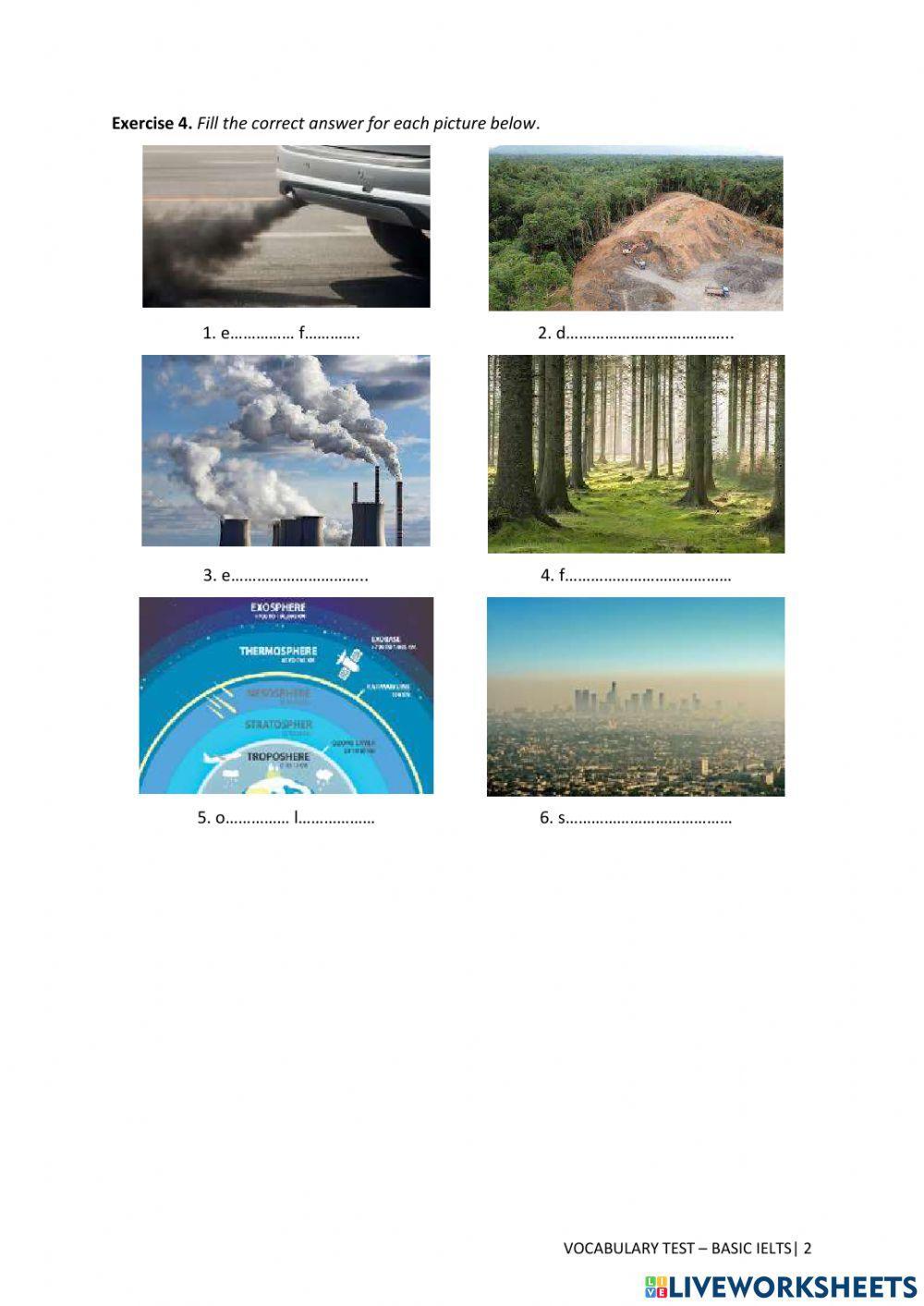 Vocab Test U9-BASIC IELTS