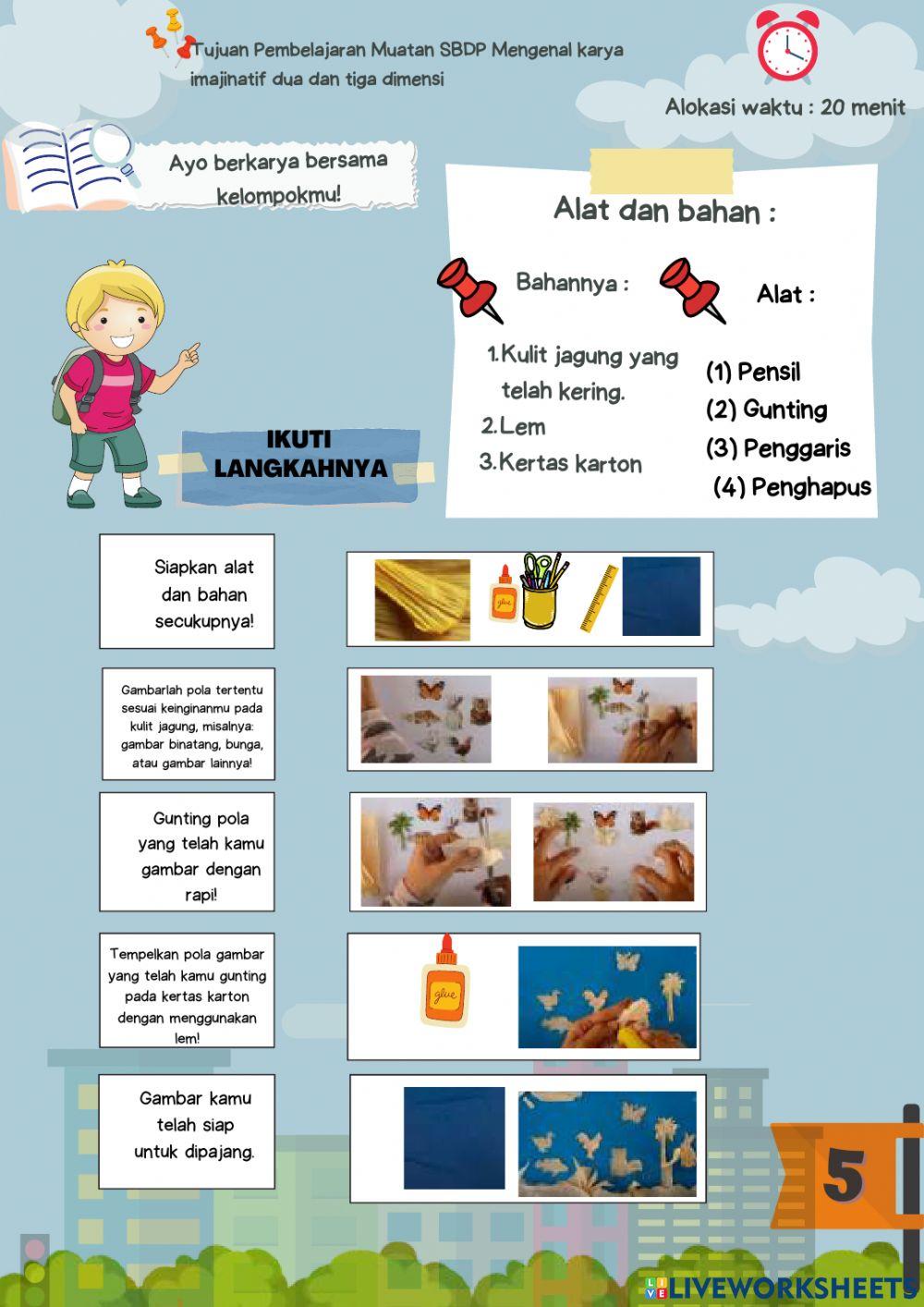 LKPD Kelas 2 Tema 8 Subtema 3 Pembelajaran 3