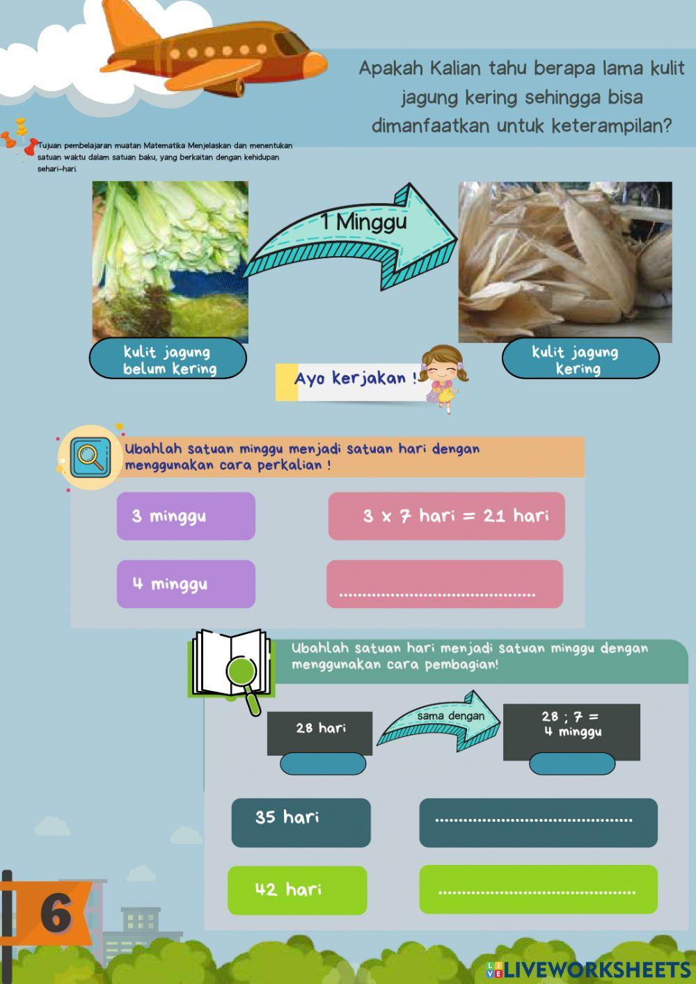 LKPD Kelas 2 Tema 8 Subtema 3 Pembelajaran 3