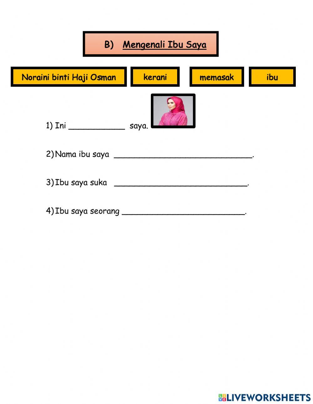 MIB Tahun 1 Mengenali Ibu Bapa