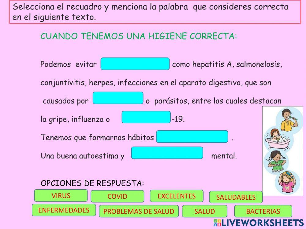 HIGIENE Y LIMPIEZA DE ENTORNOS