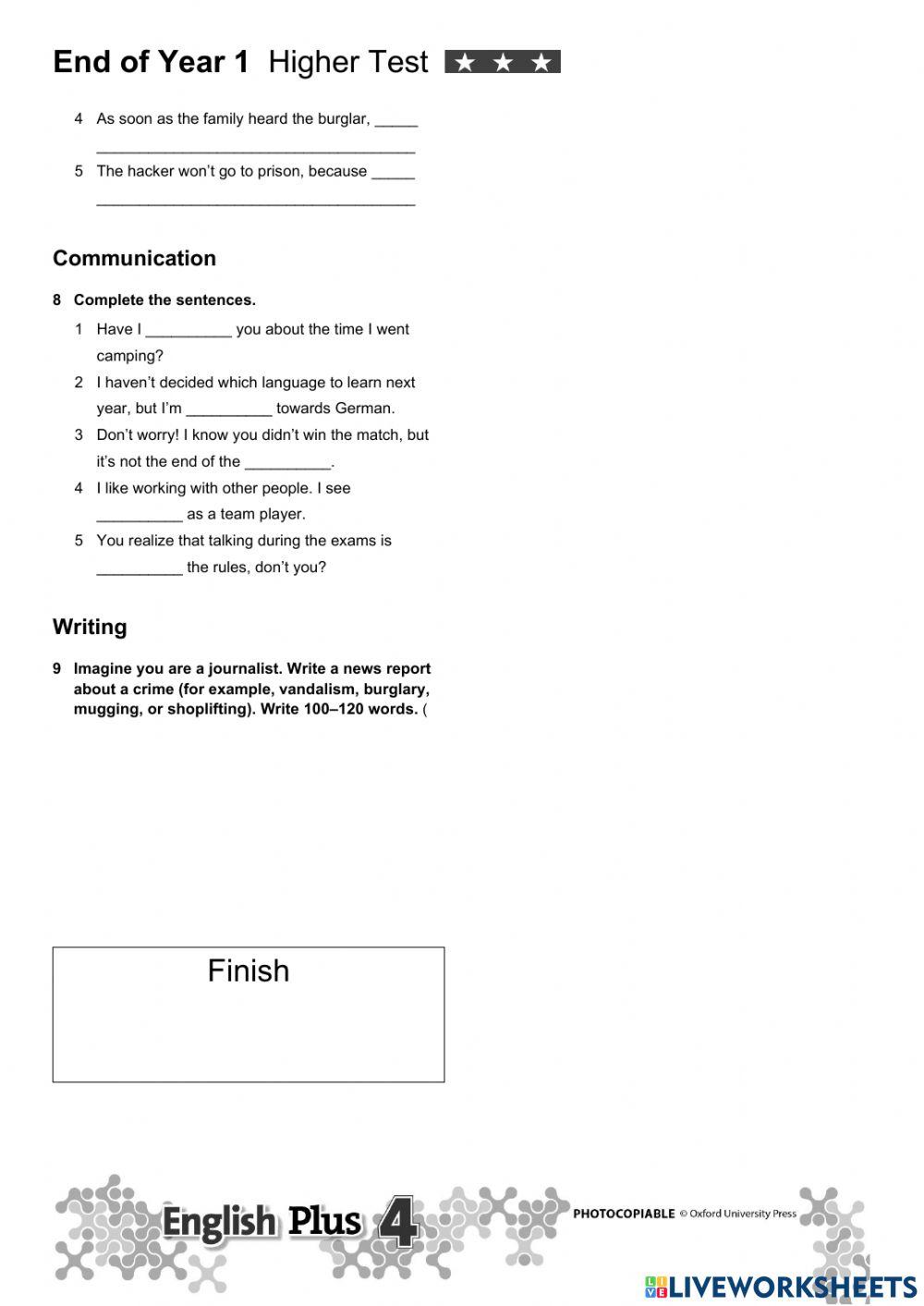 8 grade School Olympiad 2022