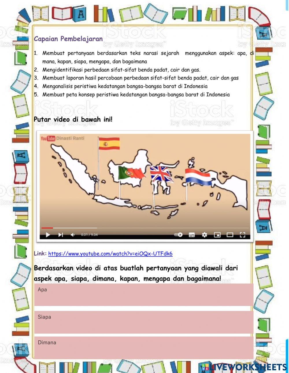 Tema 7 peristiwa subtema 1 peristiwa kedatangan bangsa barat di indonesia