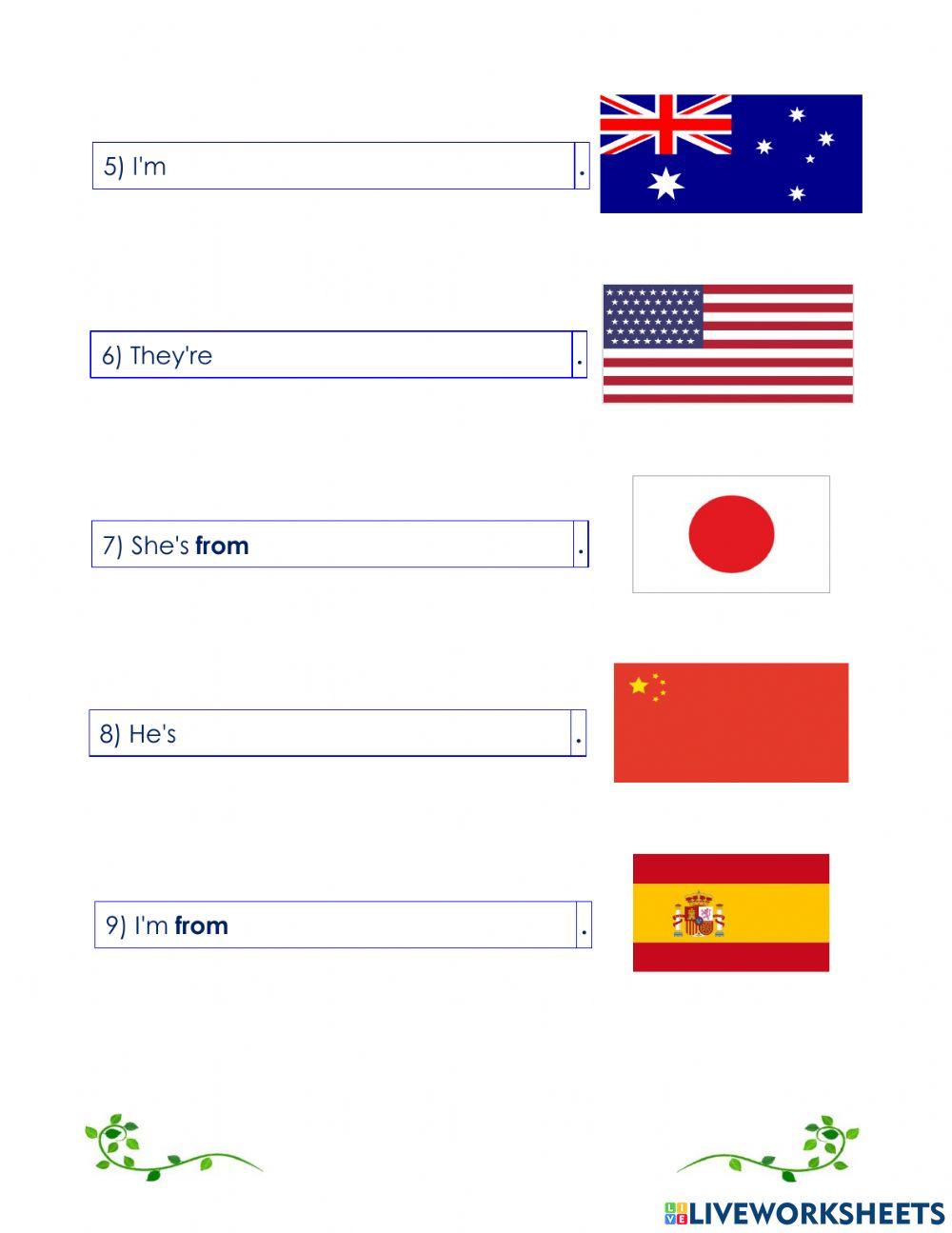 Countries & Nationalities