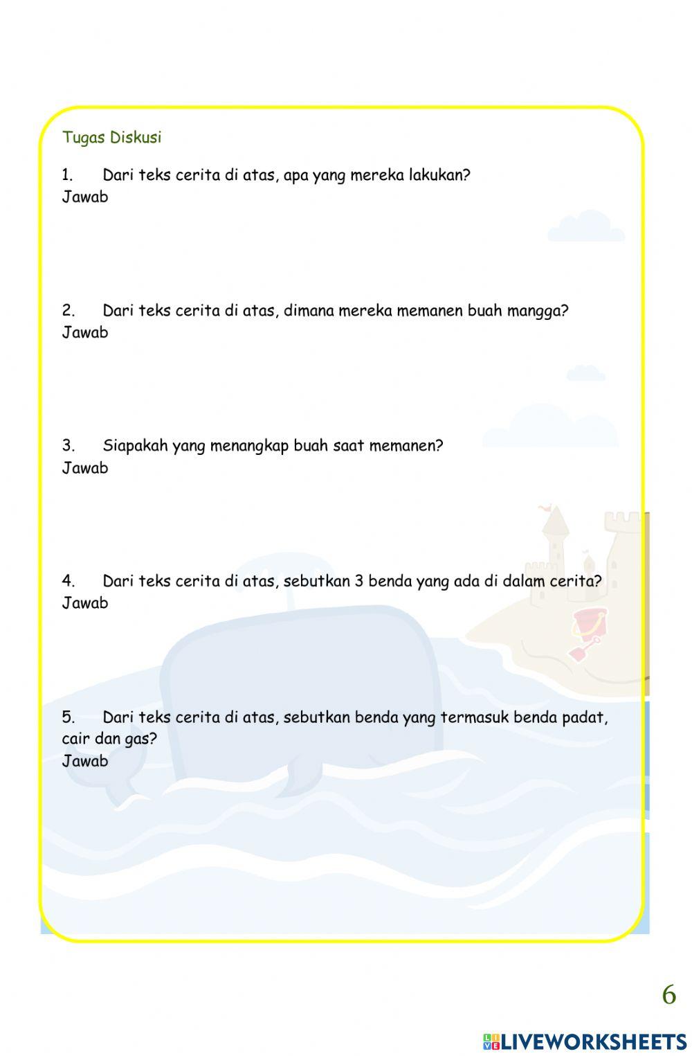 Lembar Kerja Peserta Didik Kelas 2 Tema 2