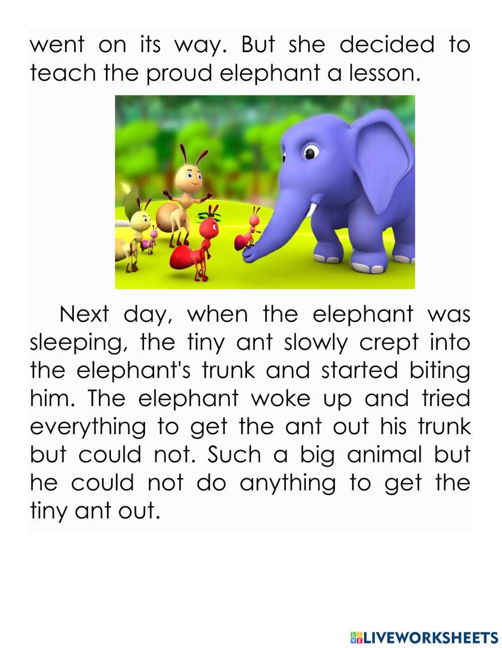 The Ant and The Elephant