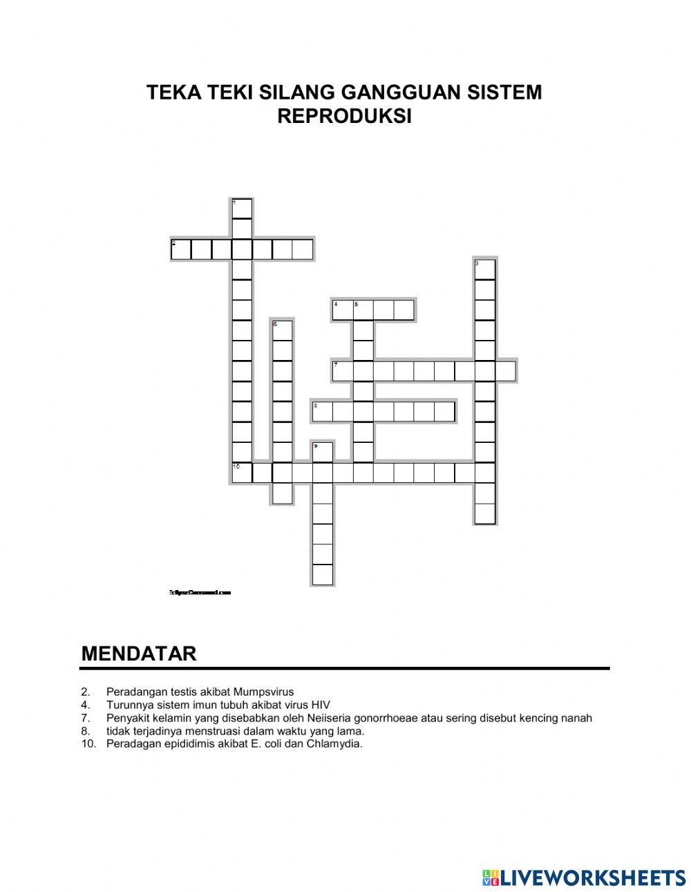 Teka teki silang biologi