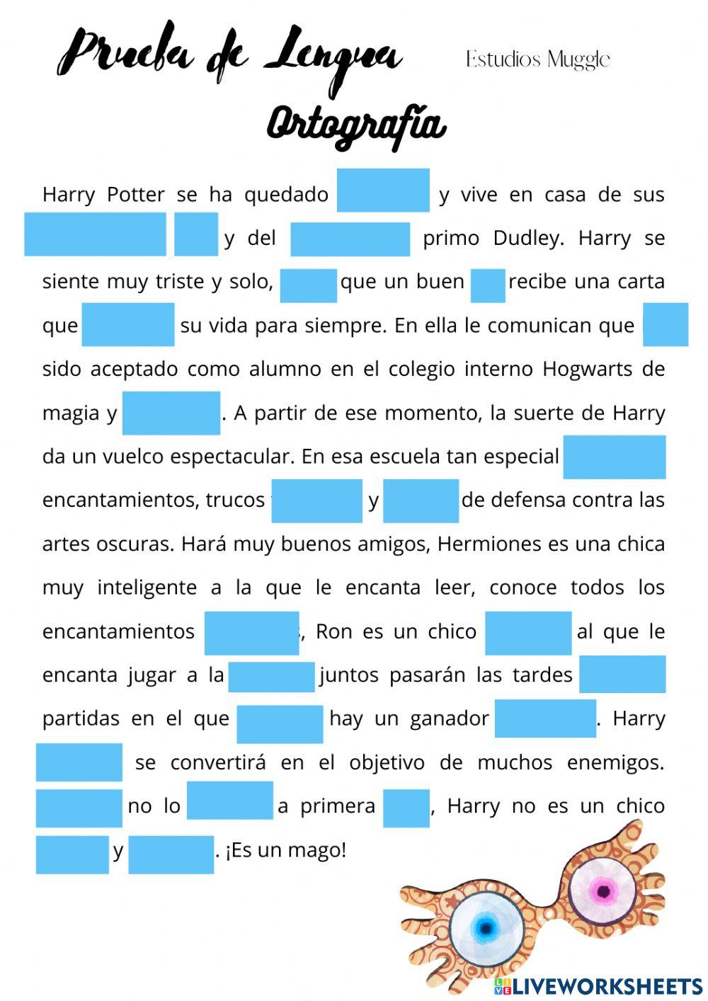 Dictado estudios muggle
