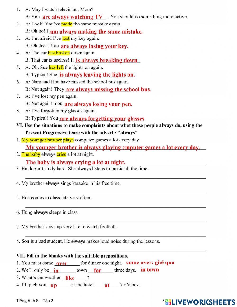 Past simple or past progressive