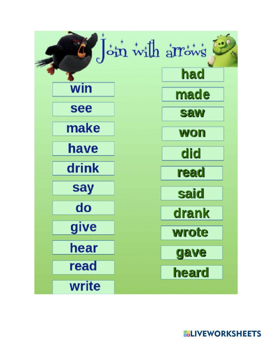 Ingles verbos