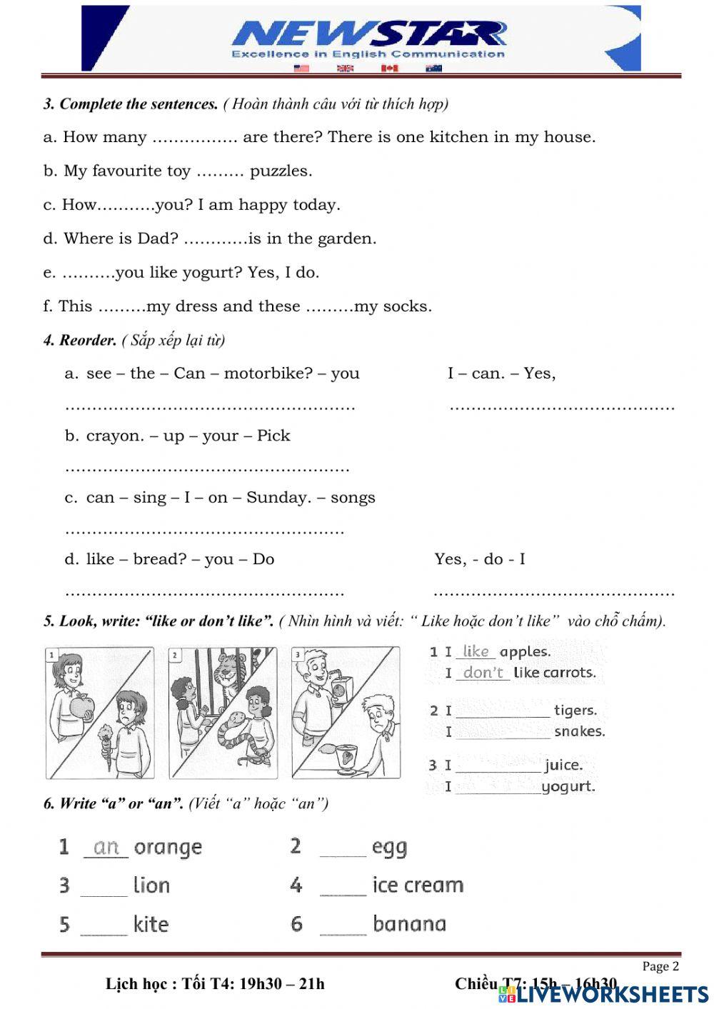 HW Do you like pineapples? G2
