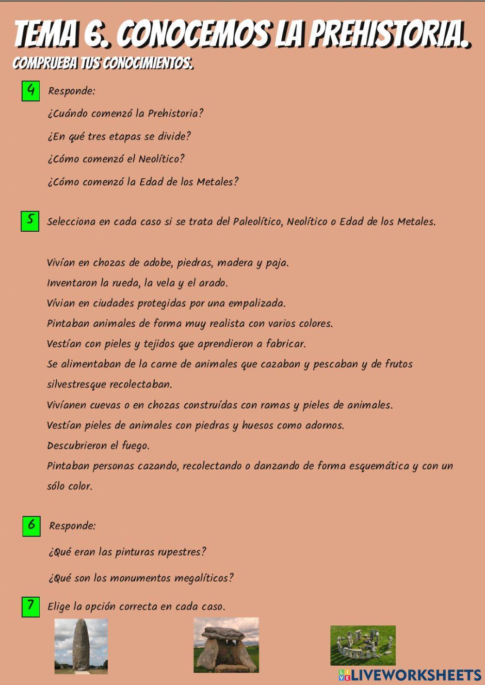 Historia y Prehistoria