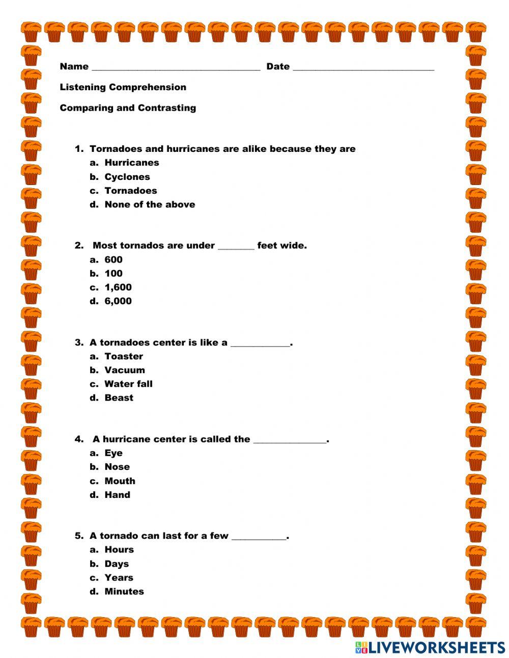 Contrasting and Comparing