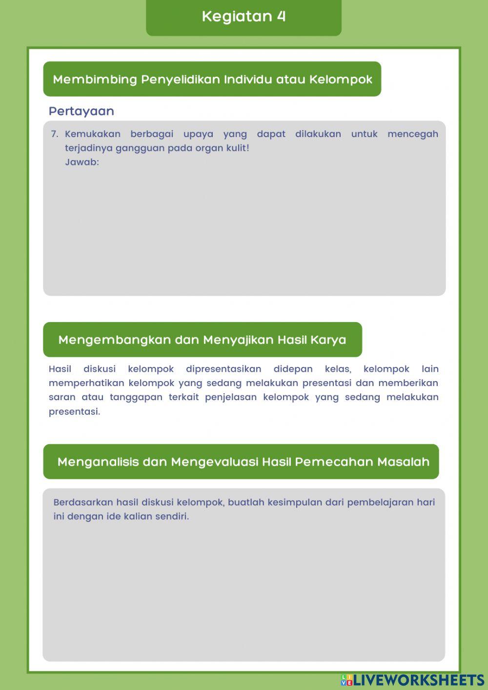 Sistem Ekskresi Manusia Organ Kulit