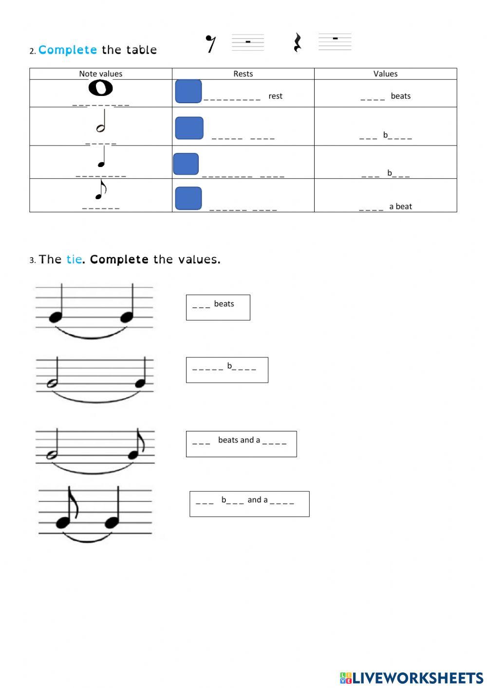 4º Music Test - 2nd Term