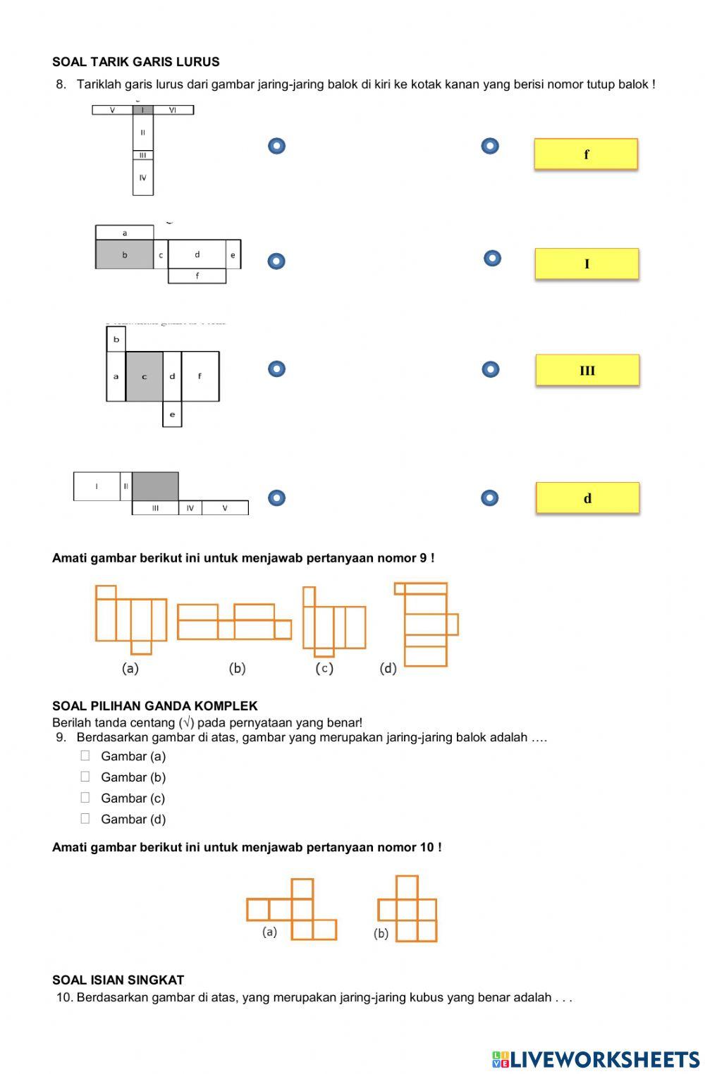 PTS Matematika KD 3.6