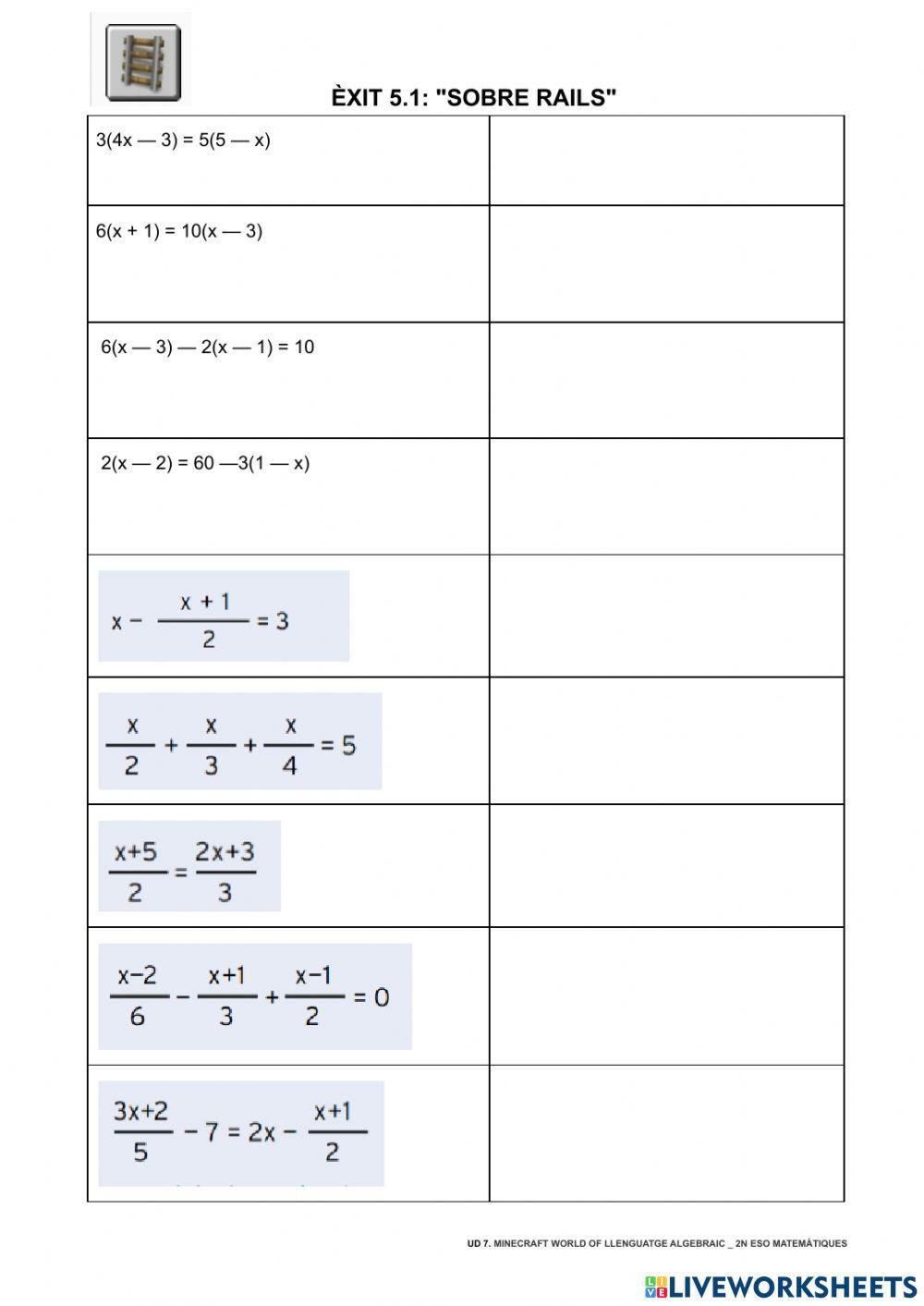 Èxit 5.1: -sobre rails-