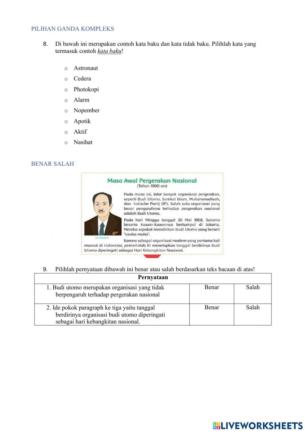 Pts tema 7 bahasa indonesia