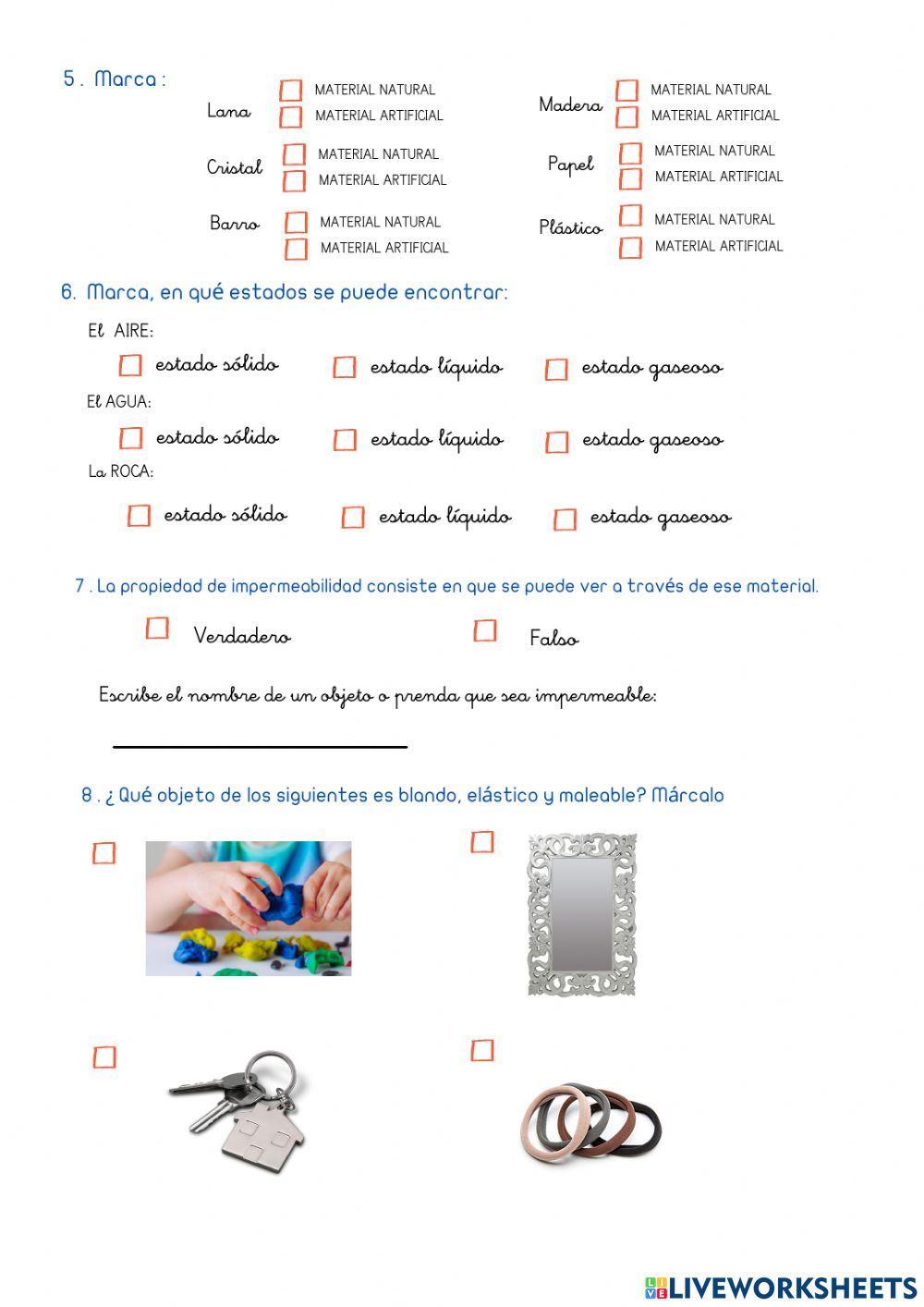 Materia y propiedades