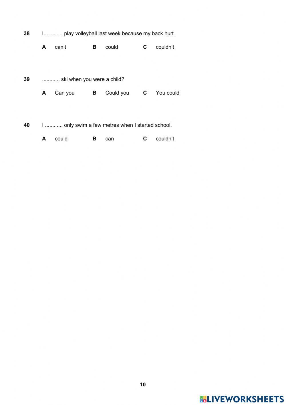 Empower a2 englihst test