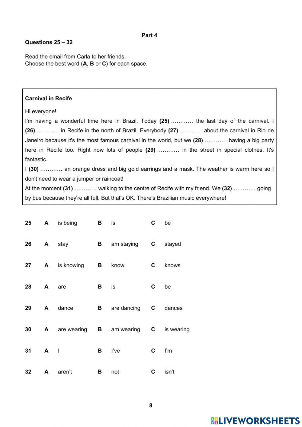 Empower a2 unit 9 test