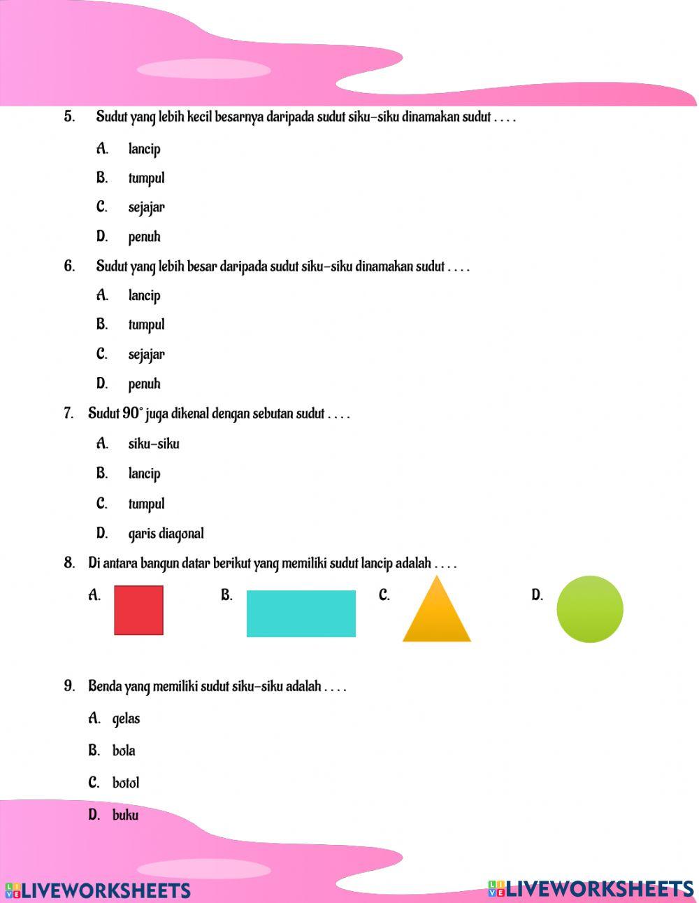 Mengenal Sudut Siku-Siku & Memahami Putaran