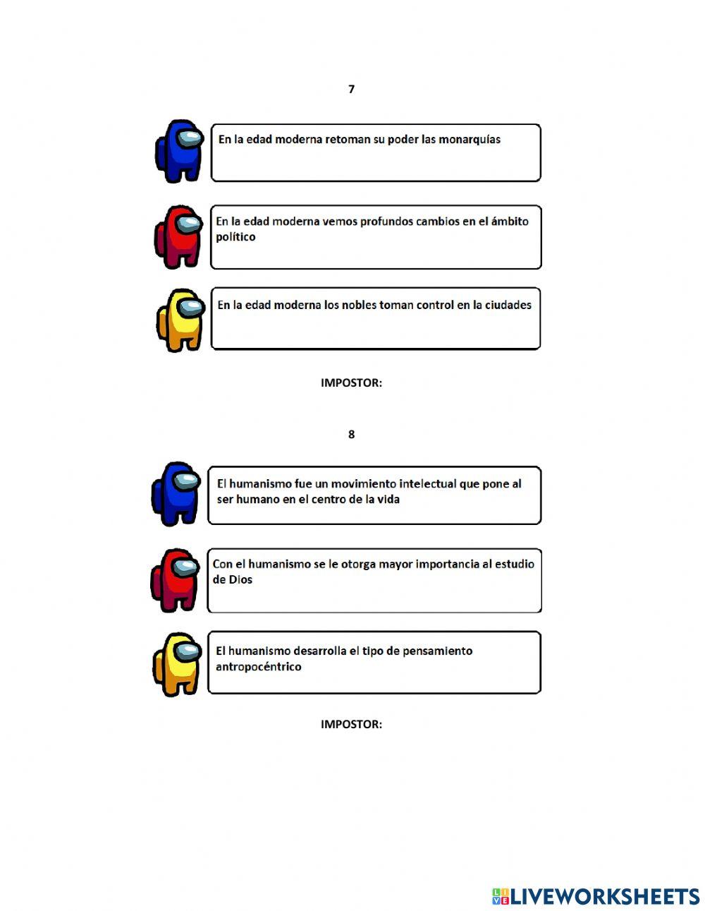 Among us edad moderna